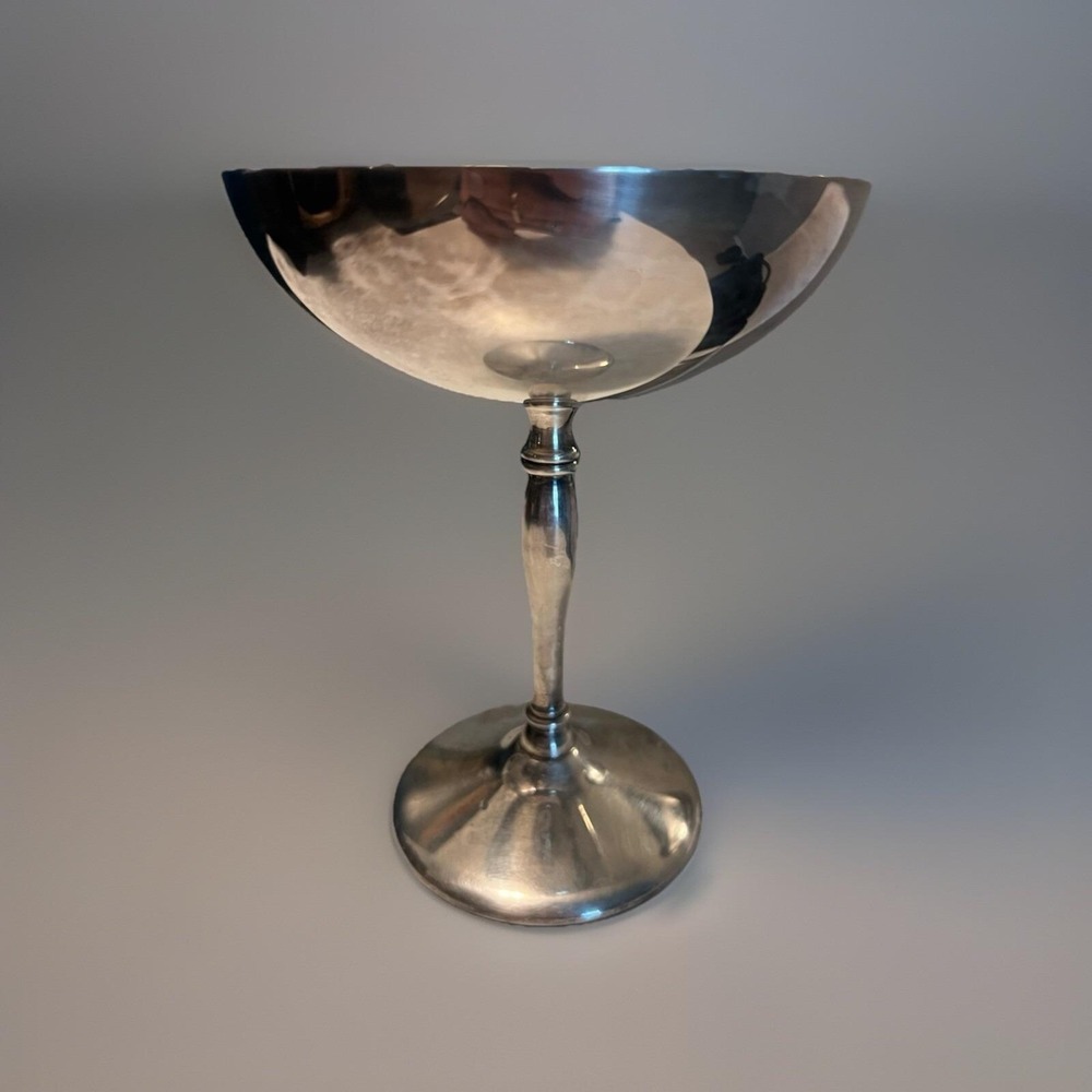 Vintage (1) Wine Goblet The Sheffield Silver Co. Made In U.S.A. 5 3/4" Tall
